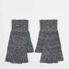 Gloves*DESIGN Fingerless Gloves In Marl Grey