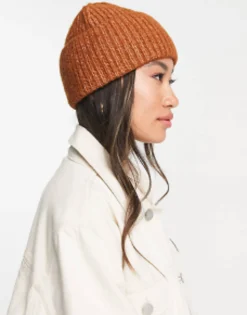 Hats*DESIGN Fisherman Beanie In Tobacco Tabacco