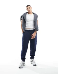 Tracksuits*DESIGN Heavyweight Oversized Hoodie In Navy - Navy