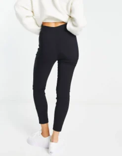 Suits & Tailoring*DESIGN High Waist Trousers Skinny Fit In Black