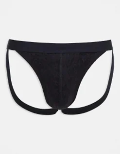 Underwear*DESIGN Jock In Lace Black