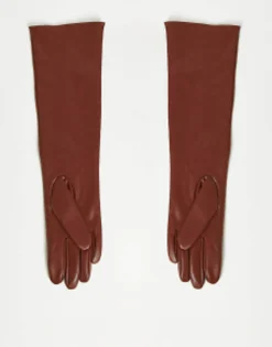 Gloves*DESIGN Long Gloves In Brown