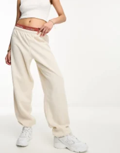 Tracksuits & Joggers*DESIGN Low Rise Oversized Joggers With Puddle Hem In Stone