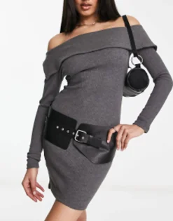 Belts*DESIGN Low Waist Wide Belt In Black