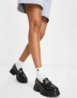 Loafers*DESIGN Magnus Chunky Loafers In Black