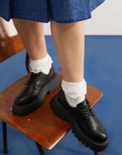 Loafers*DESIGN Mars Lace Up Loafer In Black