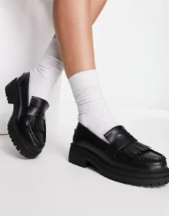 Loafers*DESIGN Melon Chunky Loafers In Black