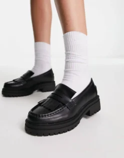 Loafers*DESIGN Melon Chunky Loafers In Black