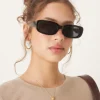 Gifts*DESIGN Mid Square Sunglasses In Black
