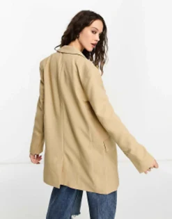 Suits & Tailoring*DESIGN New Perfect Long Line Shape Blazer In Stone