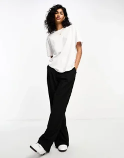 Multipacks*DESIGN Oversized T-Shirt In 2 Pack In Black & White Multi