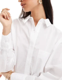 Shirts*DESIGN Oxford Shirt In White