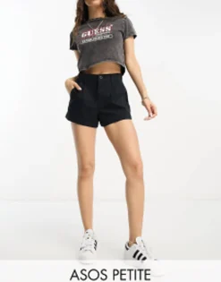 Shorts*DESIGN Petite Chino Short In Black