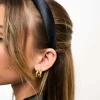 Hair Accessories*DESIGN Satin Lightly Padded Headband In Black