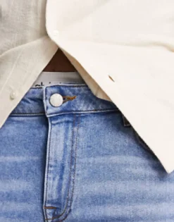 Tall*DESIGN Skinny Jeans In Vintage Pale Blue