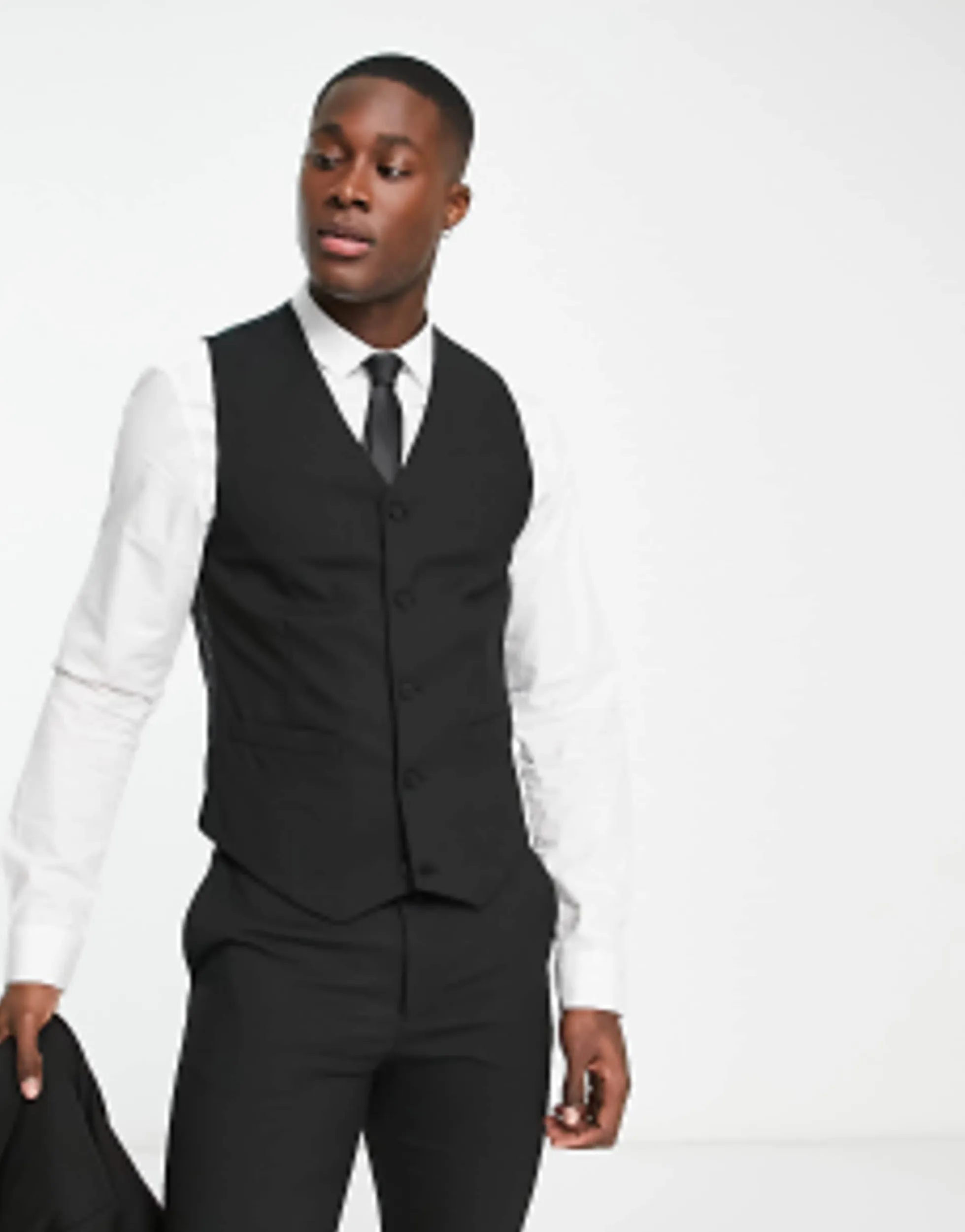 Suits & Tailoring*DESIGN Skinny Suit In Black