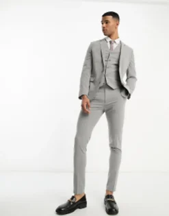 Suits & Tailoring*DESIGN Skinny Suit In Grey