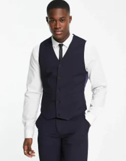 Suits & Tailoring*DESIGN Skinny Suit In Navy