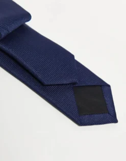 Ties*DESIGN Skinny Tie In Navy