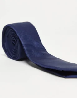 Ties*DESIGN Skinny Tie In Navy