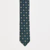 Ties*DESIGN Skinny Tie In Geo Turquoise