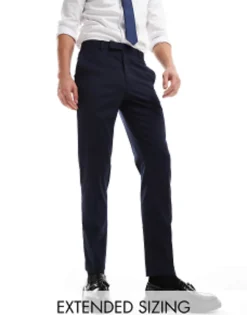 Suits & Tailoring*DESIGN Slim Smart Trouser In Navy