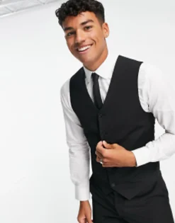 Trousers & Chinos*DESIGN Slim Suit In Black