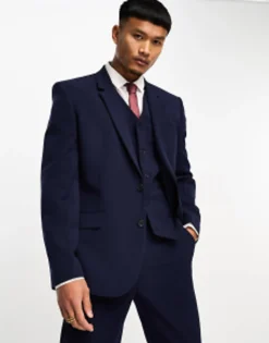 Suits & Tailoring*DESIGN Slim Suit In Navy