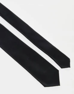 Ties*DESIGN Slim Tie In Black And Grey Floral Multi