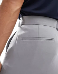 Trousers & Chinos*DESIGN Smart Culotte Trousers In Light Grey