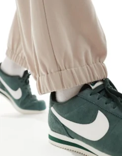 Trousers & Chinos*DESIGN Smart Wide Leg Joggers In Stone