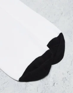 Socks*DESIGN Sock With Cold Feet Slogan White