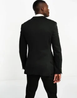 Suits & Tailoring*DESIGN Super Skinny Jersey Blazer In Black