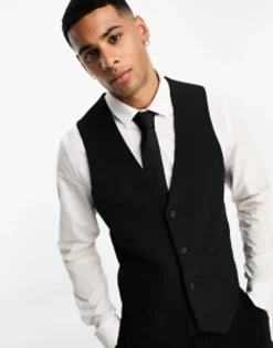 Suits & Tailoring*DESIGN Super Skinny Suit In Black