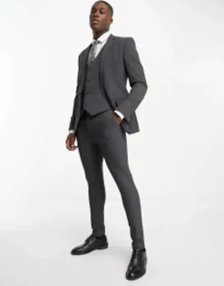 Suits & Tailoring*DESIGN Super Skinny Suit Jacket In Charcoal