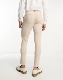 Suits & Tailoring*DESIGN Super Skinny Suit Trousers In Stone