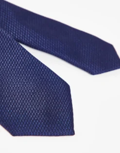 Ties*DESIGN Textured Tie In Navy