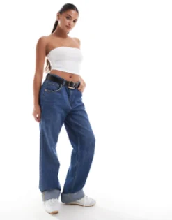 Multipacks*DESIGN Ultimate Crop Bandeau Top 2 Pack In Multi Black & White