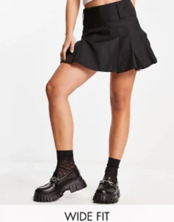 Loafers*DESIGN Wide Fit Magnus Chunky Loafers In Black