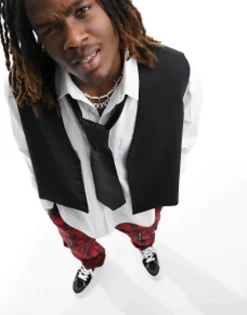 Ties*DESIGN Wide Tie In Black