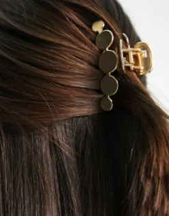 Hair Accessories*DesignB London Disc Hair Claw Gold