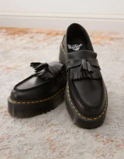 Loafers*Dr Martens Adrian Quad Loafers In Smooth Leather Black