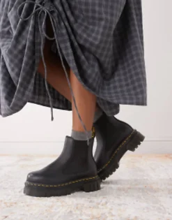 Chelsea Boots*Dr Martens Audrick Chelsea Chunky Flat Chelsea Boot In Black