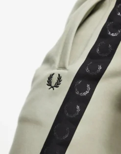 Shorts*Fred Perry Embossed Laurel Tape Logo Sweat Shorts In Seagrass Green