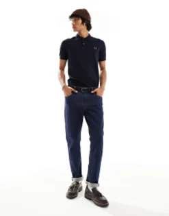 Polo Shirts*Fred Perry Plain Polo Shirt In Navy