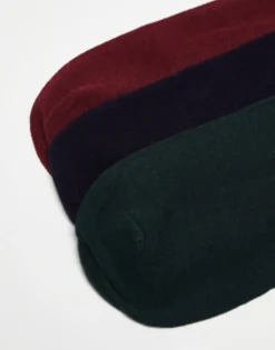 Socks*Gant 3 Pack Socks With Logo In Red Plumped Red