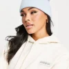 Hats*Glamorous Exclusive Ribbed Turn Up Beanie In Blue