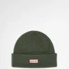 Beanies*Hunter Beanie With Tab Logo In Khaki