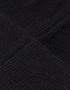 Beanies*Hunter Beanie With Tab Logo In Black