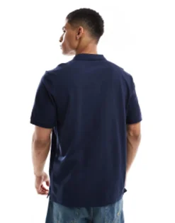 Polo Shirts*Jack & Jones Essentials Slim Fit Pique Logo Polo In Navy Navy Blazer